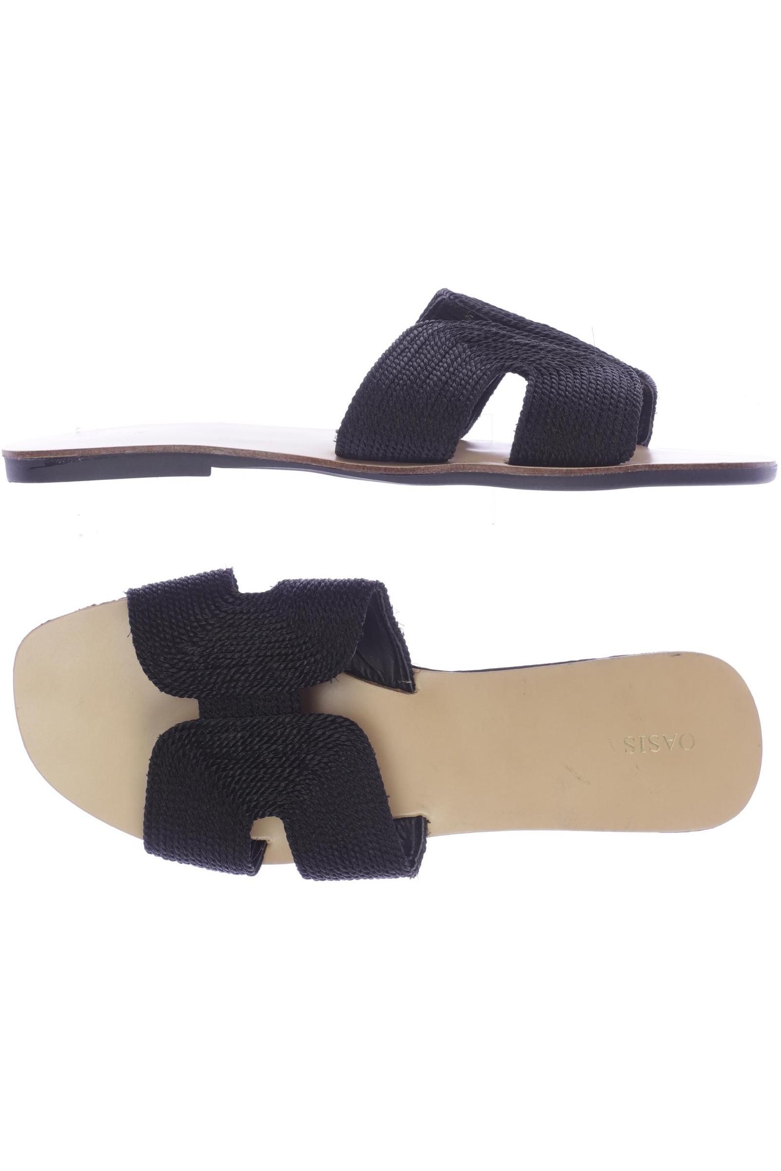 

oasis Damen Sandale, schwarz, Gr. 41