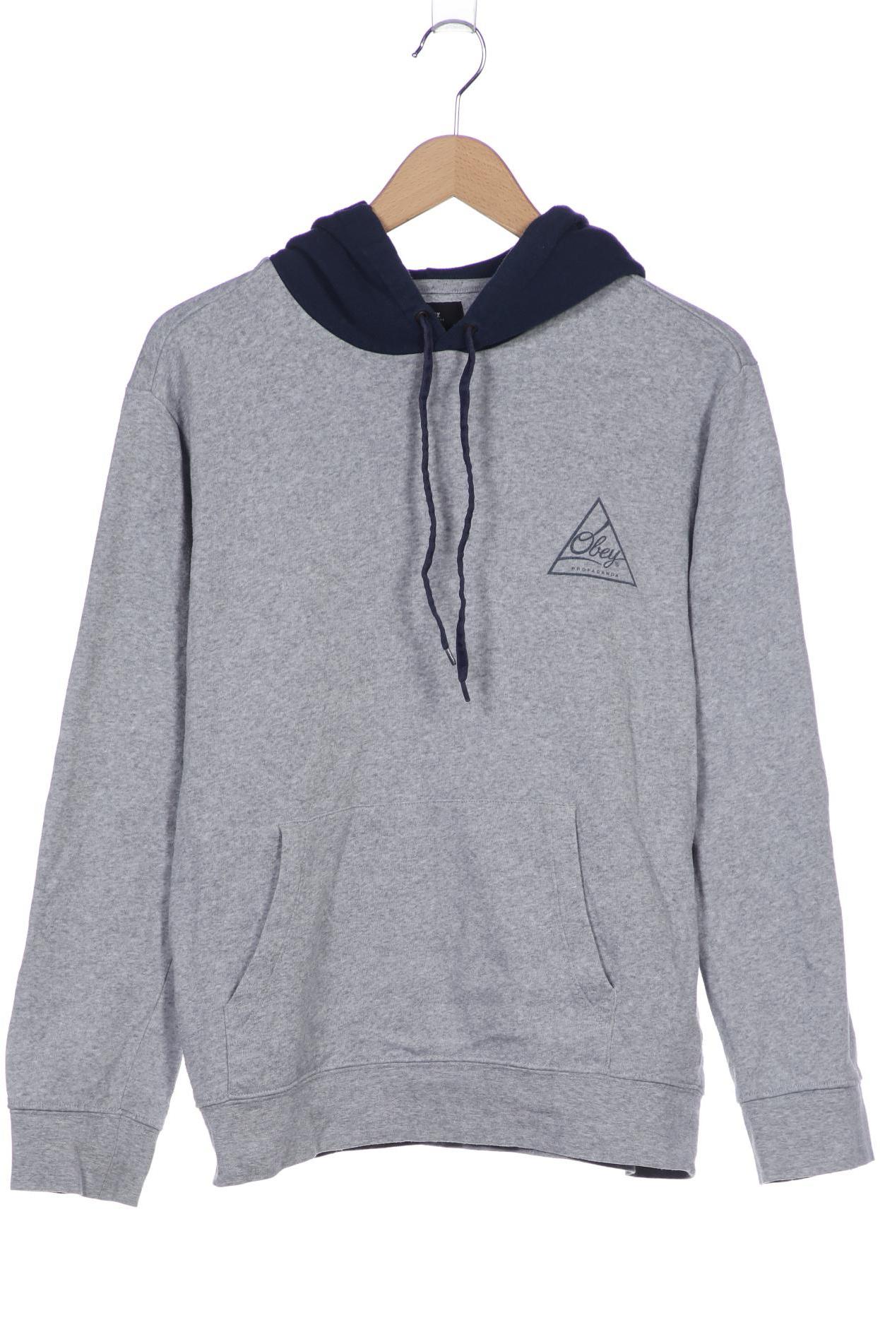 

Obey Herren Kapuzenpullover, grau, Gr. 48