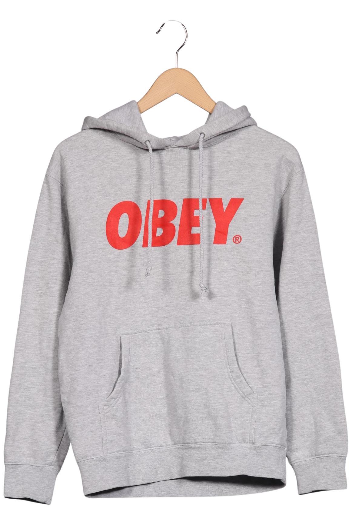 

Obey Herren Kapuzenpullover, grau, Gr. 46