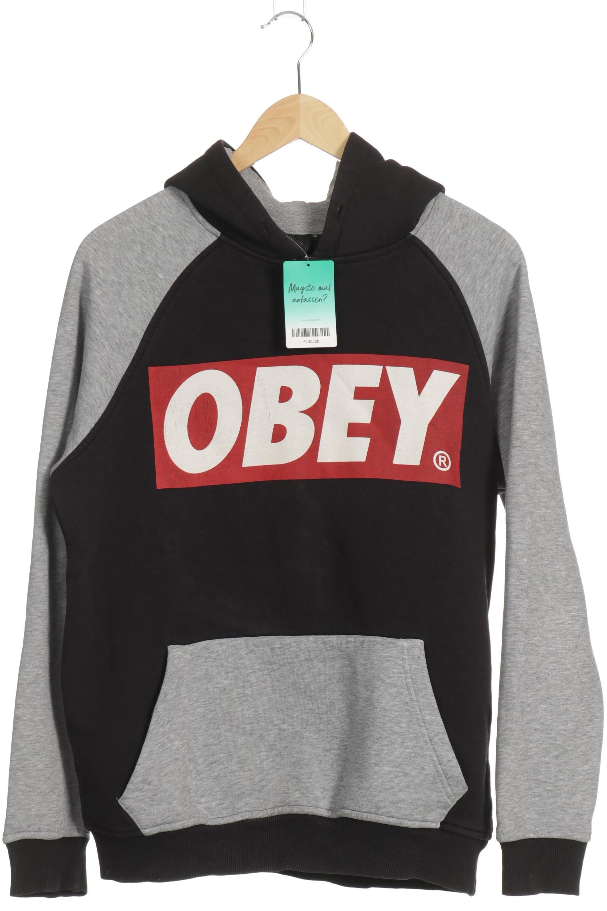 

Obey Herren Kapuzenpullover, schwarz, Gr.