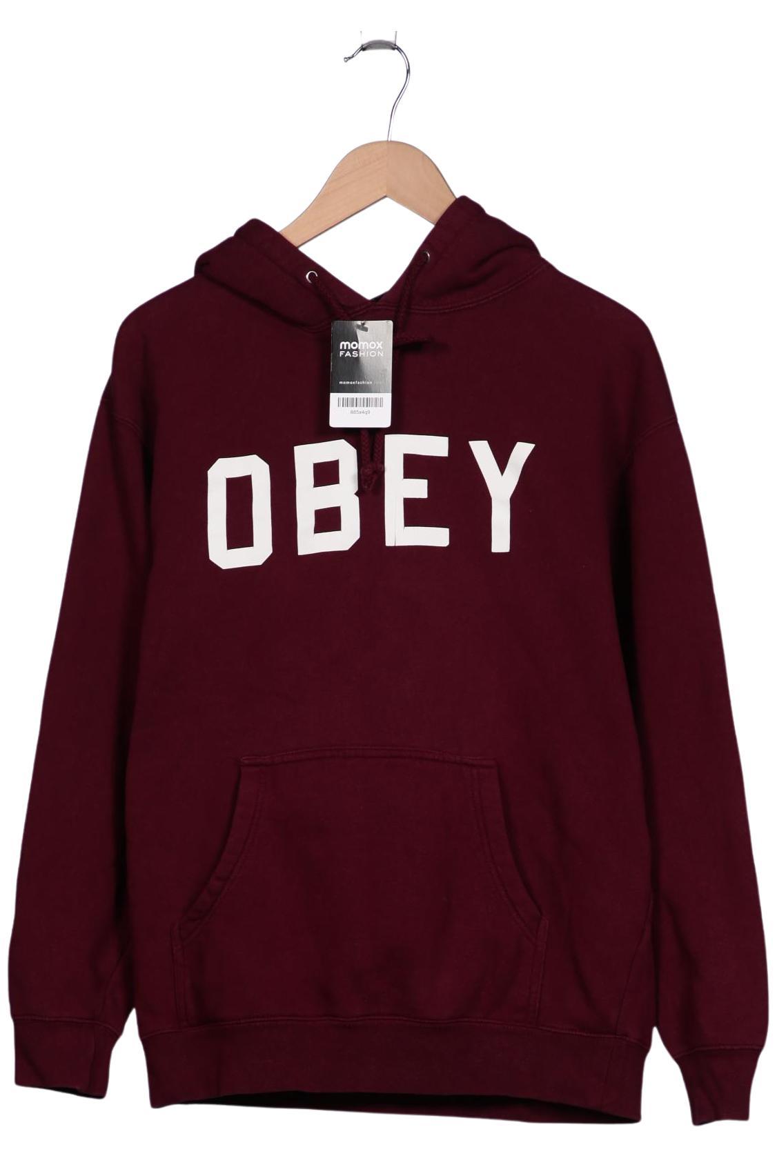 

Obey Herren Kapuzenpullover, bordeaux, Gr. 48