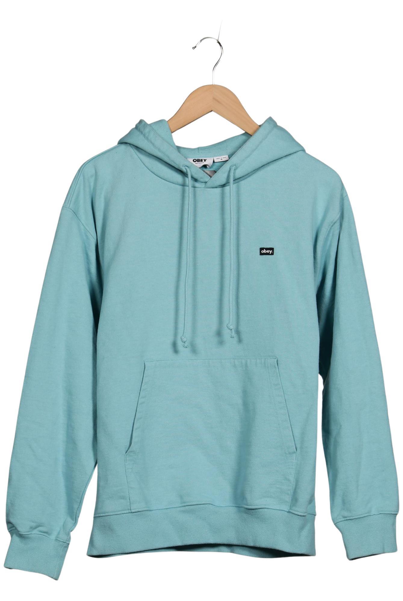 

Obey Herren Kapuzenpullover, hellblau, Gr. 48