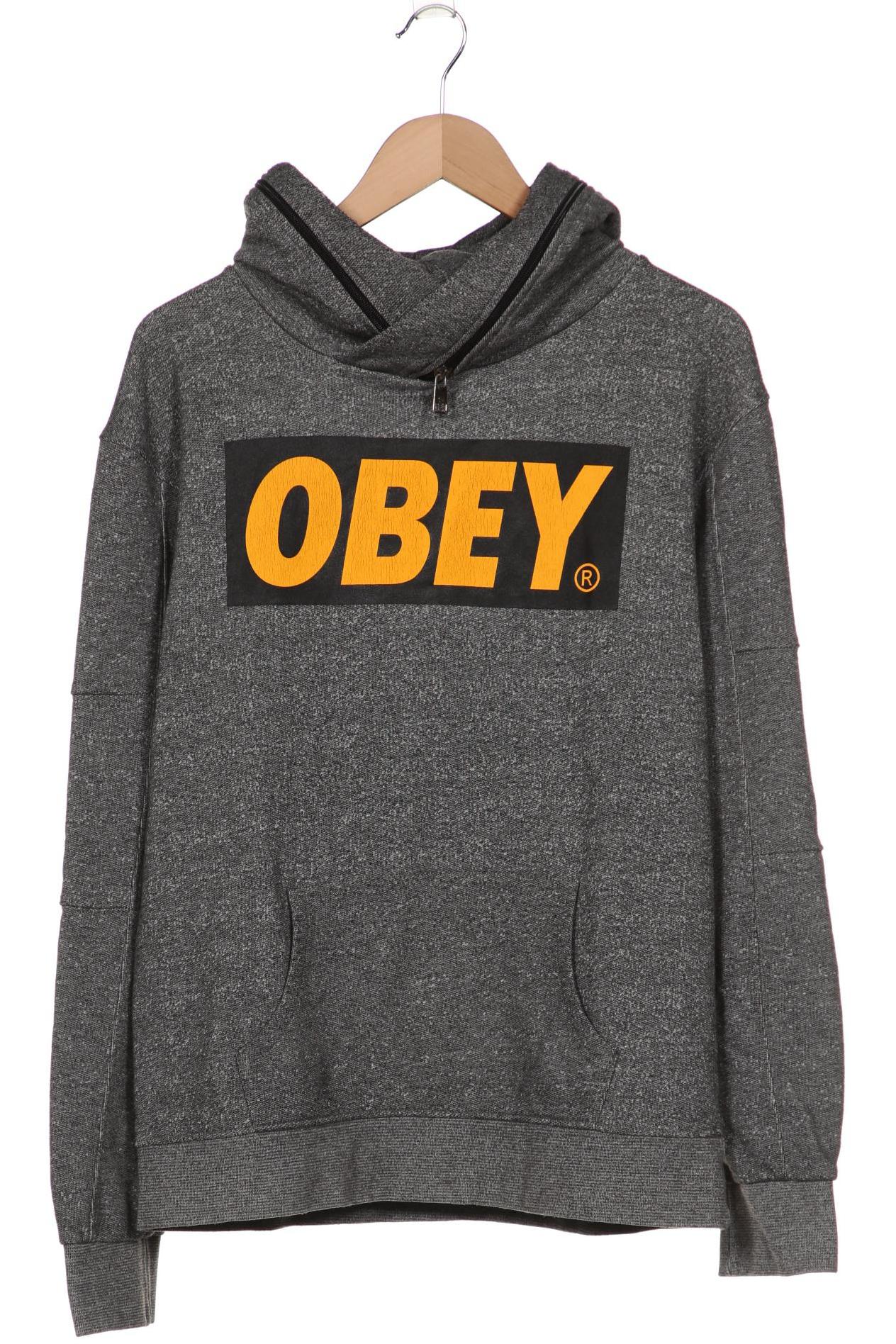 

Obey Herren Kapuzenpullover, grau