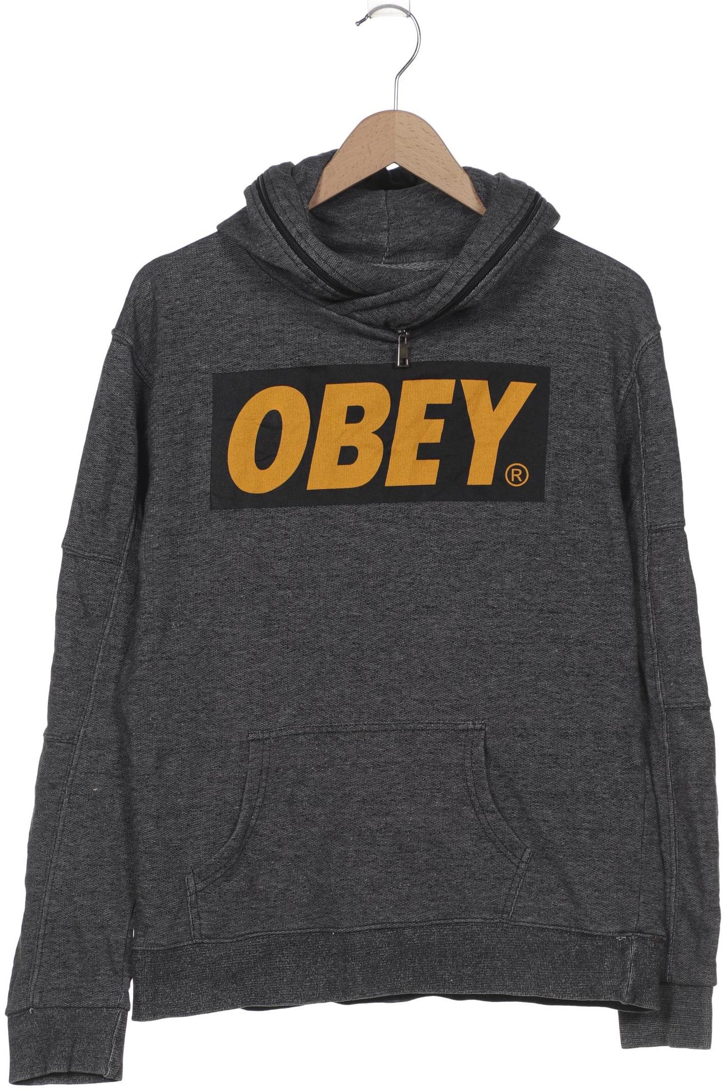 

Obey Herren Kapuzenpullover, grau, Gr. 56
