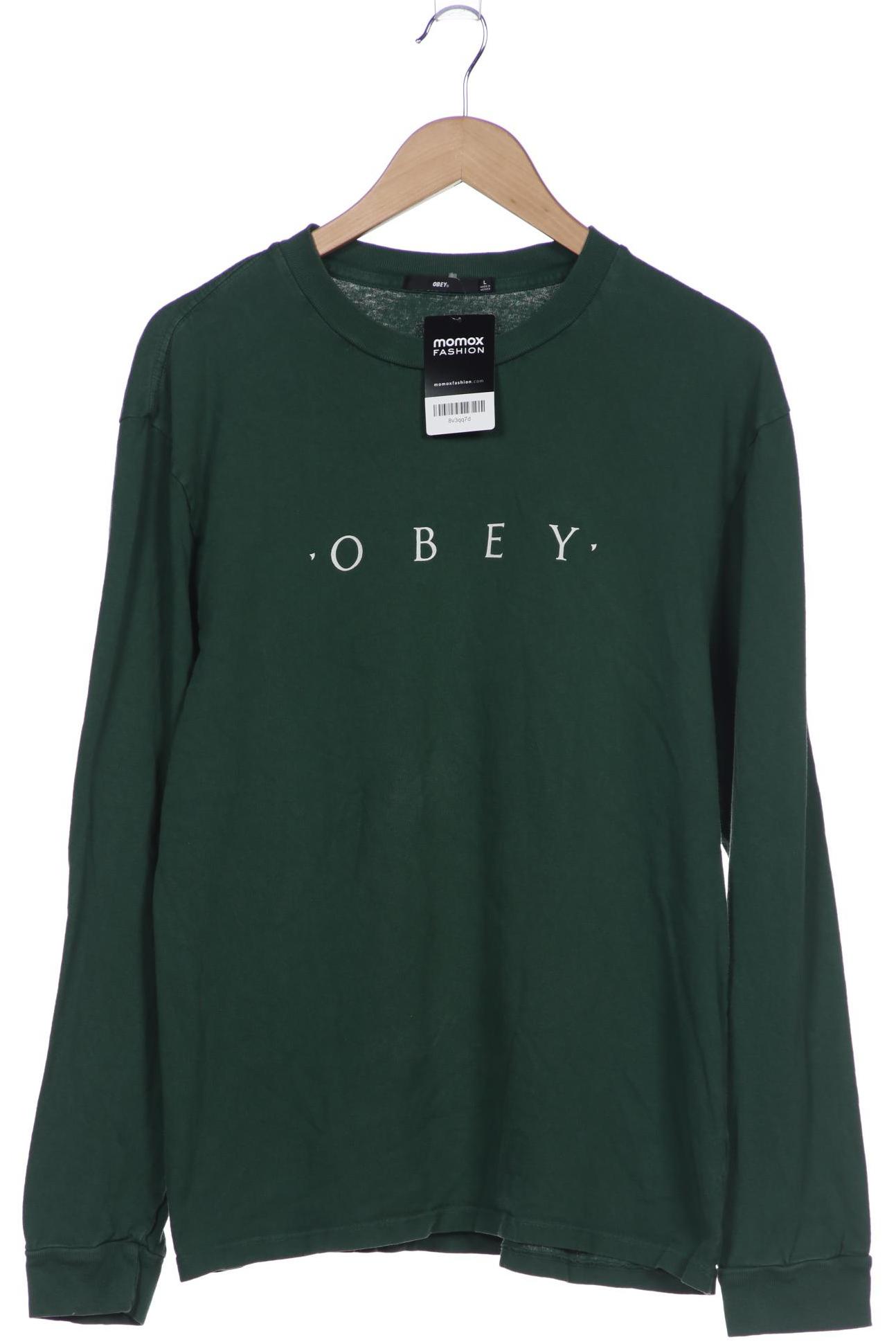 

Obey Herren Langarmshirt, grün, Gr. 52