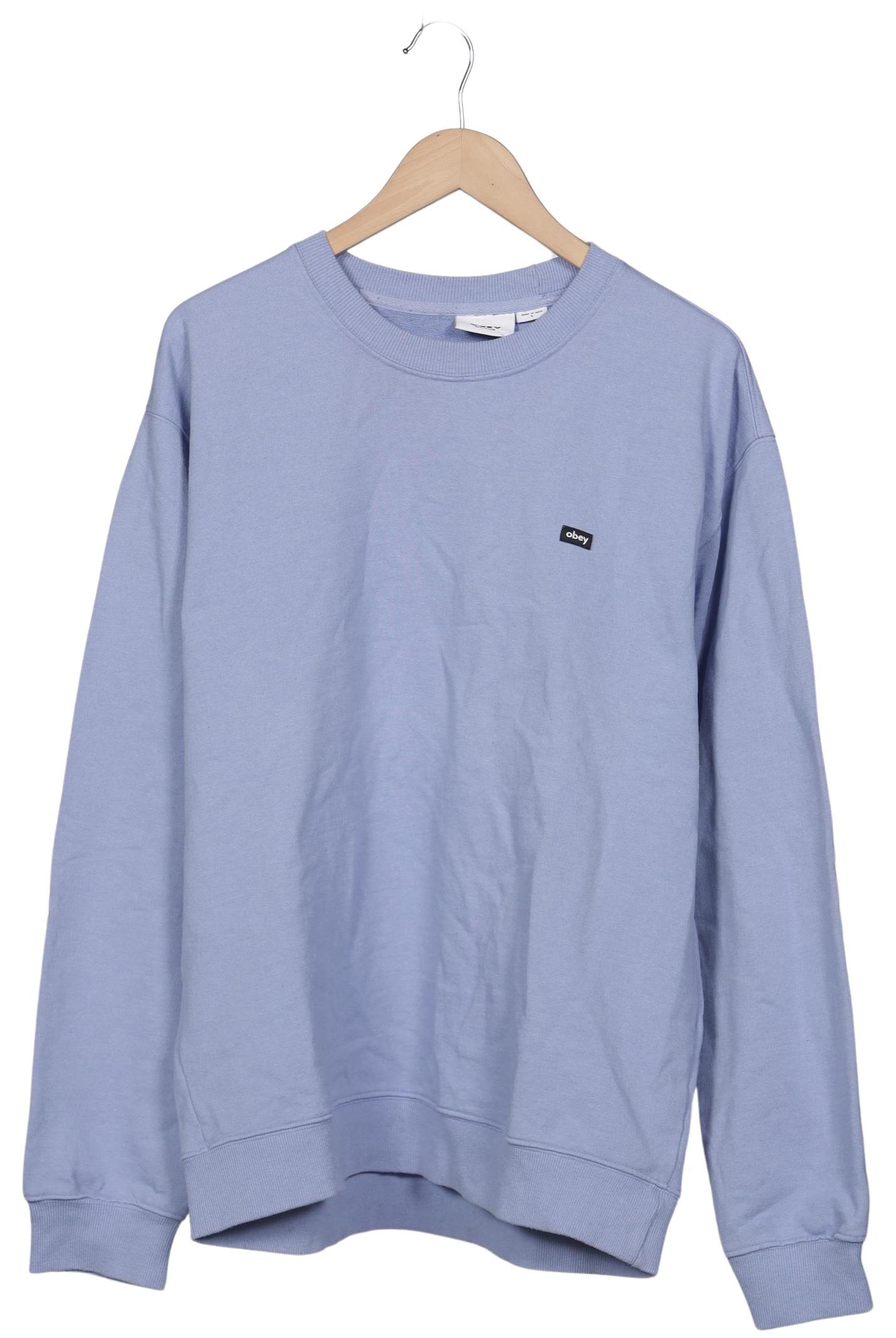 

Obey Herren Sweatshirt, hellblau, Gr. 52