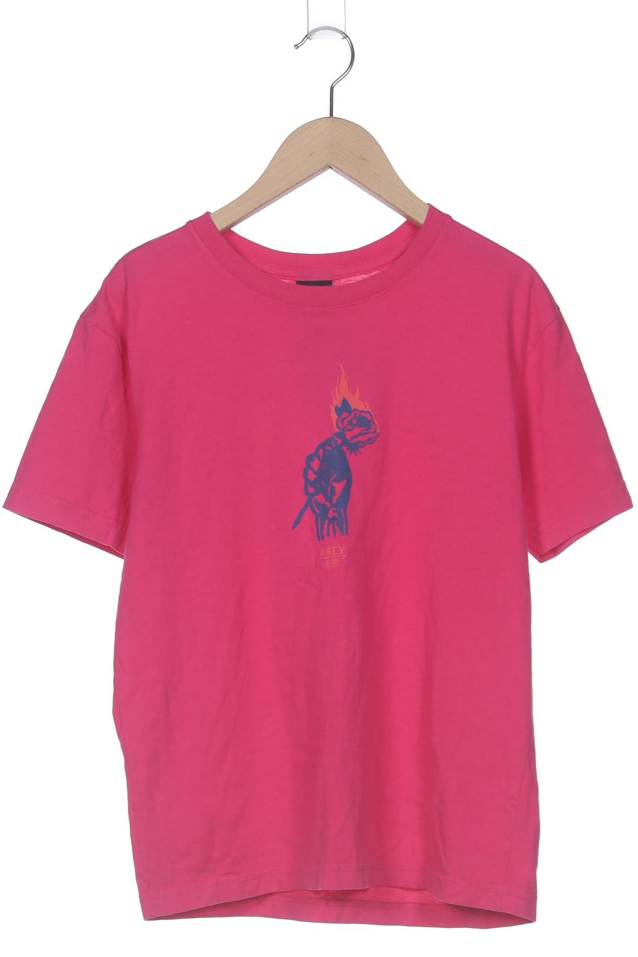 Thumbnail - Obey Herren T-Shirt, pink, Gr. 46