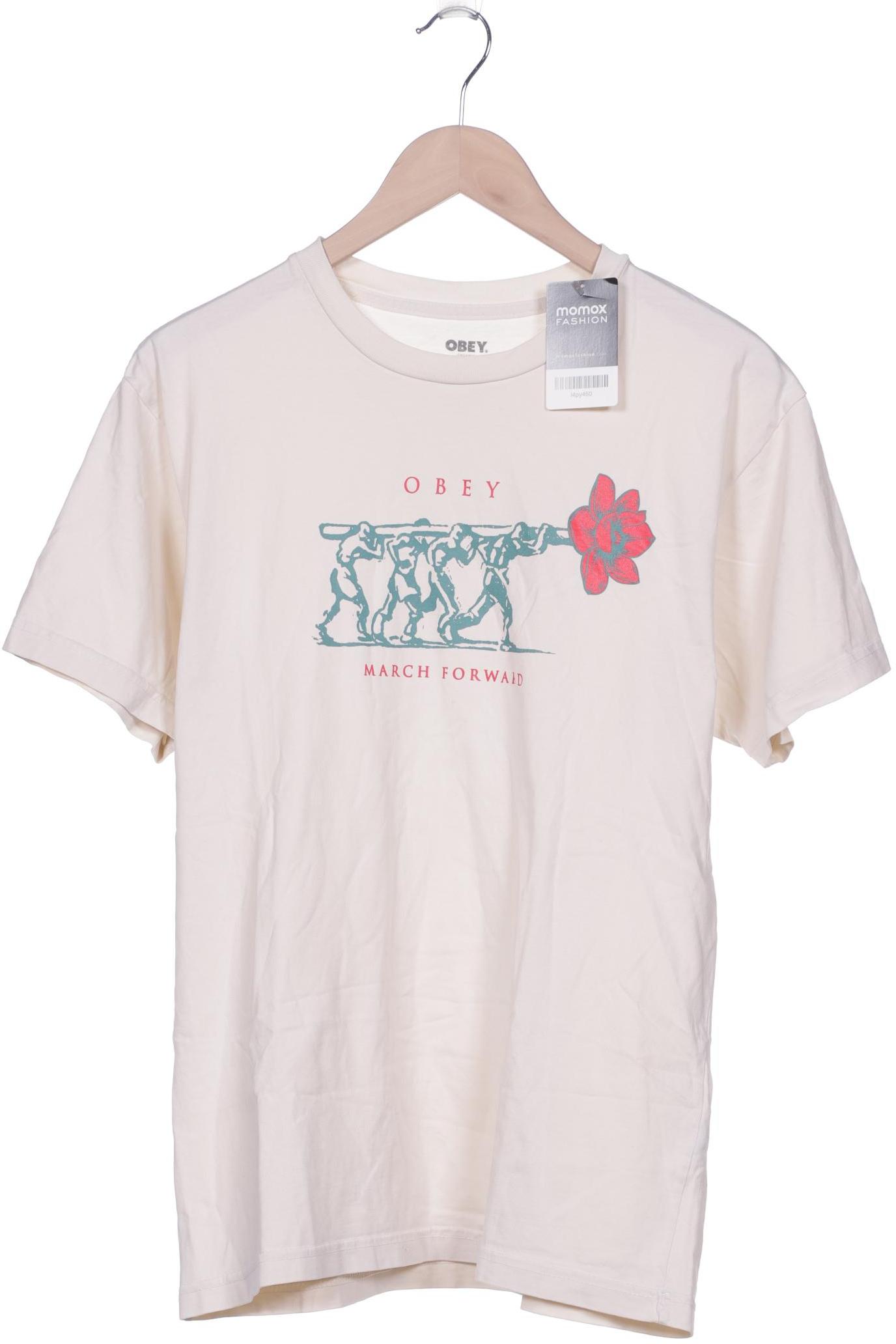 

Obey Herren T-Shirt, cremeweiß