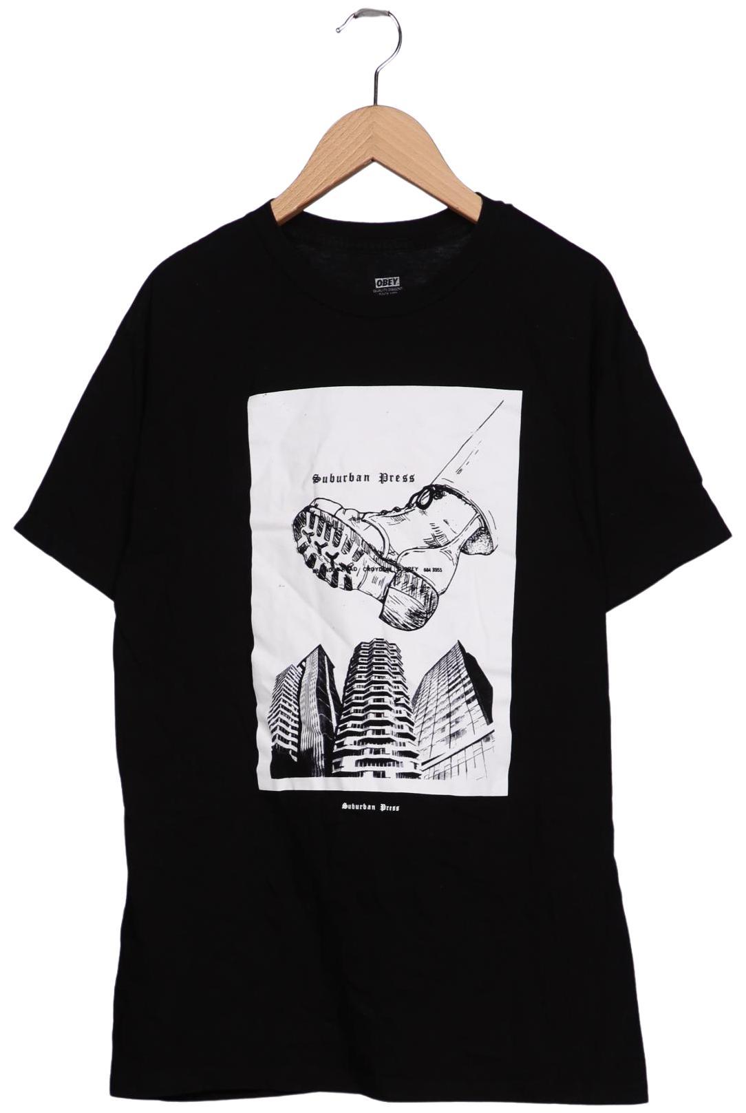 

Obey Herren T-Shirt, schwarz, Gr. 48