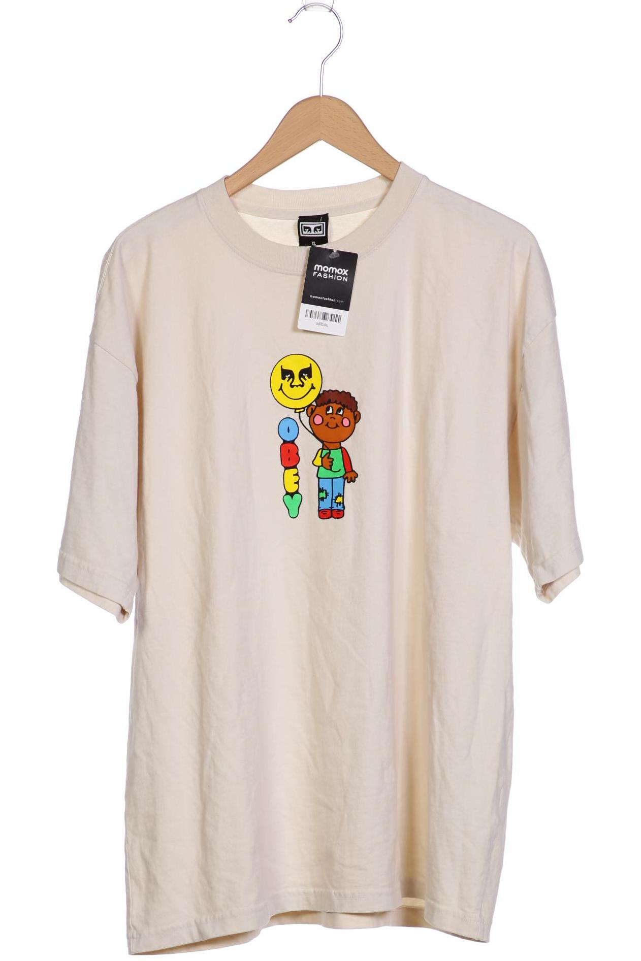 

Obey Herren T-Shirt, cremeweiß, Gr. 54