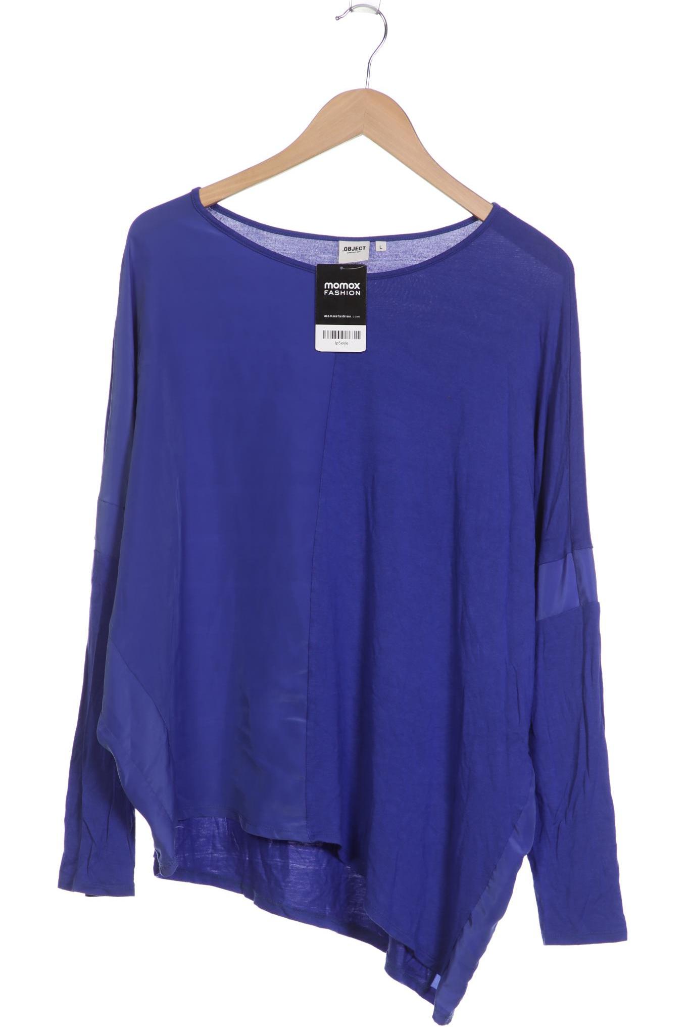 

Object Damen Langarmshirt, blau, Gr. 42