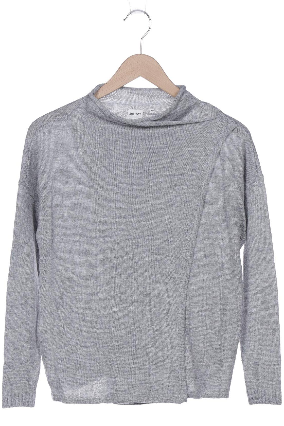 Thumbnail - Object Damen Pullover, grau, Gr. 34
