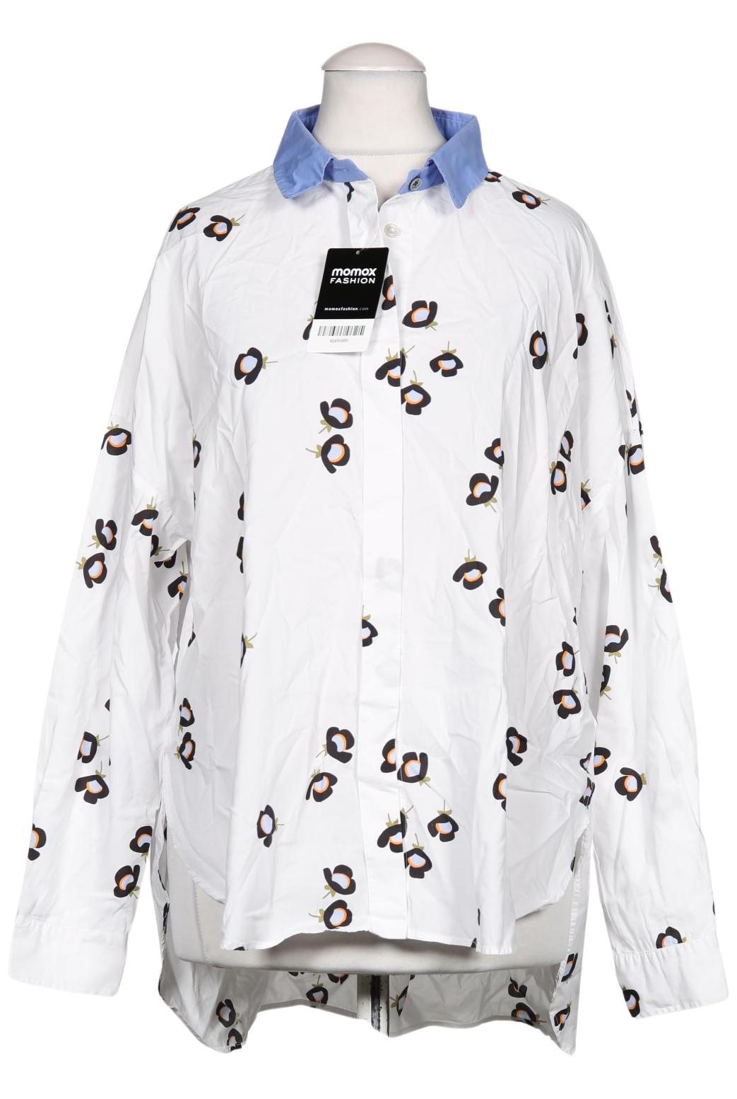 

odeeh Damen Bluse, weiß, Gr. 34