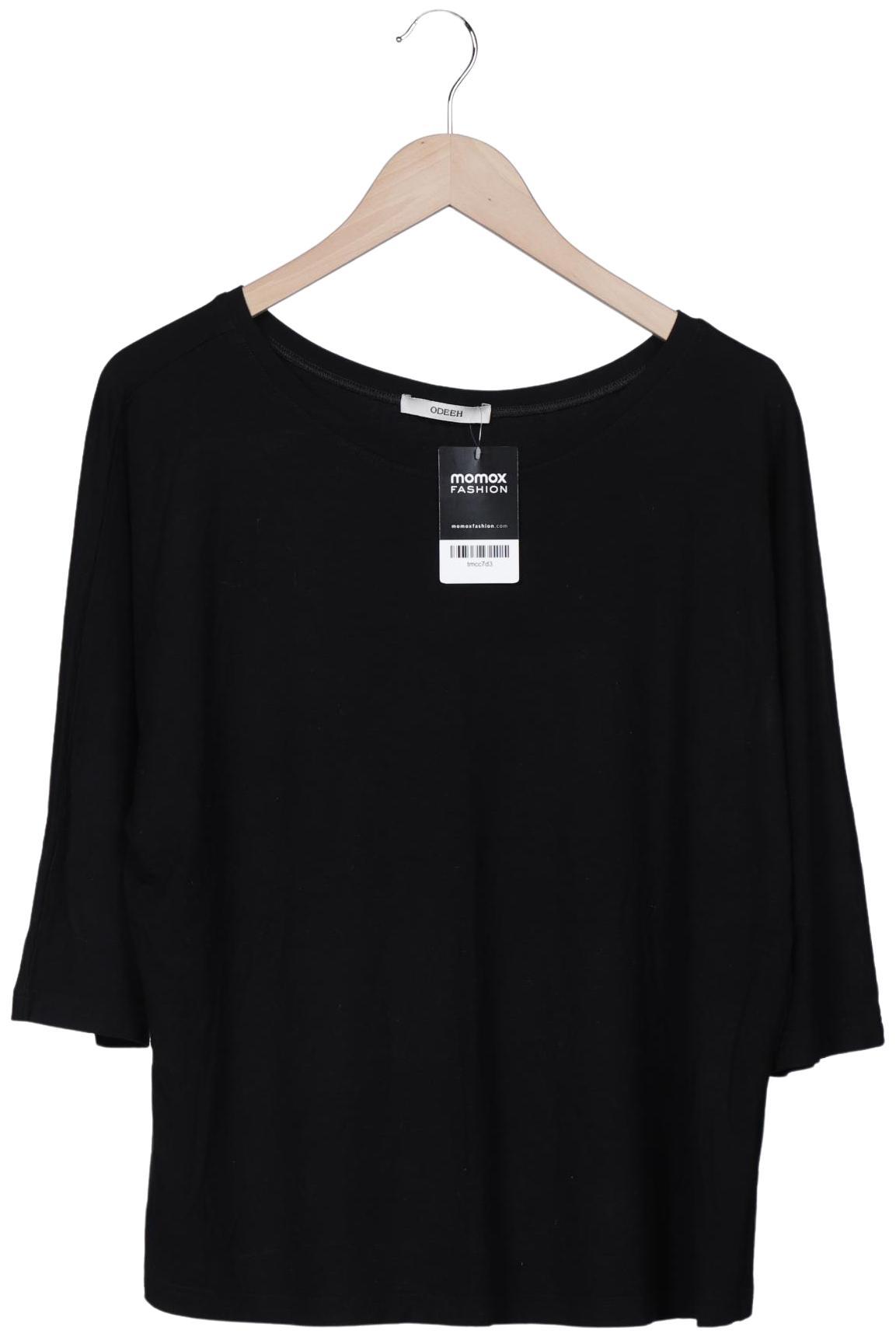

odeeh Damen Langarmshirt, schwarz, Gr. 42