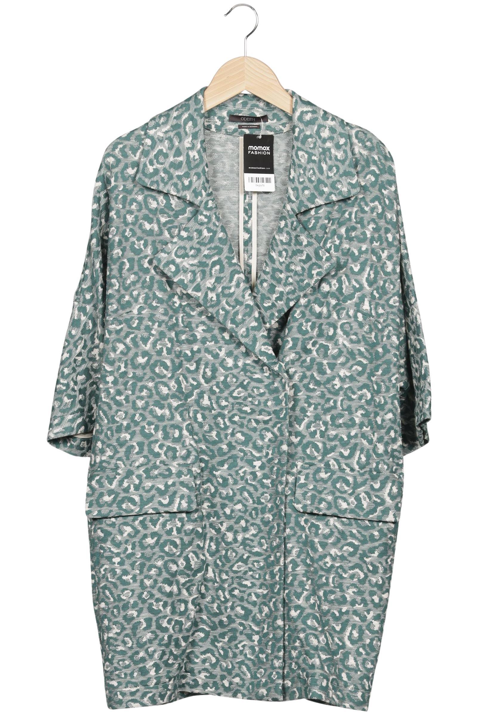 

odeeh Damen Mantel, grün, Gr. 34