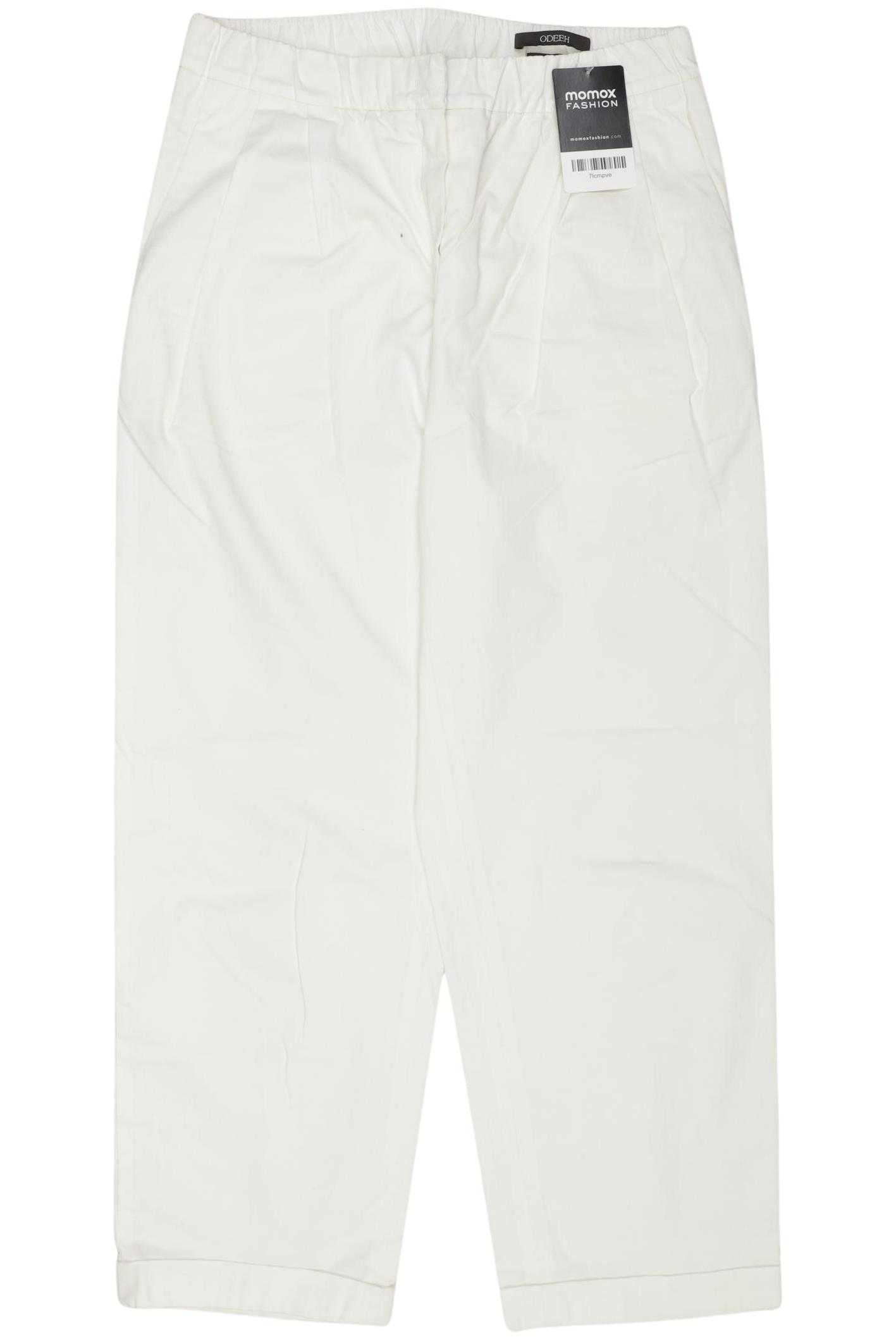 

odeeh Damen Stoffhose, weiß, Gr. 36