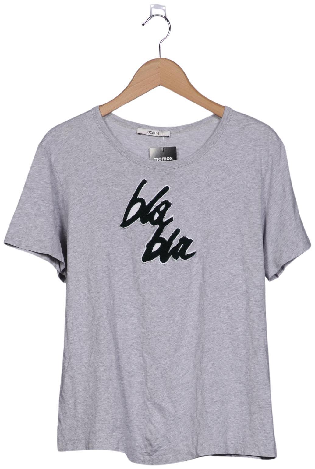 

odeeh Damen T-Shirt, grau, Gr. 42