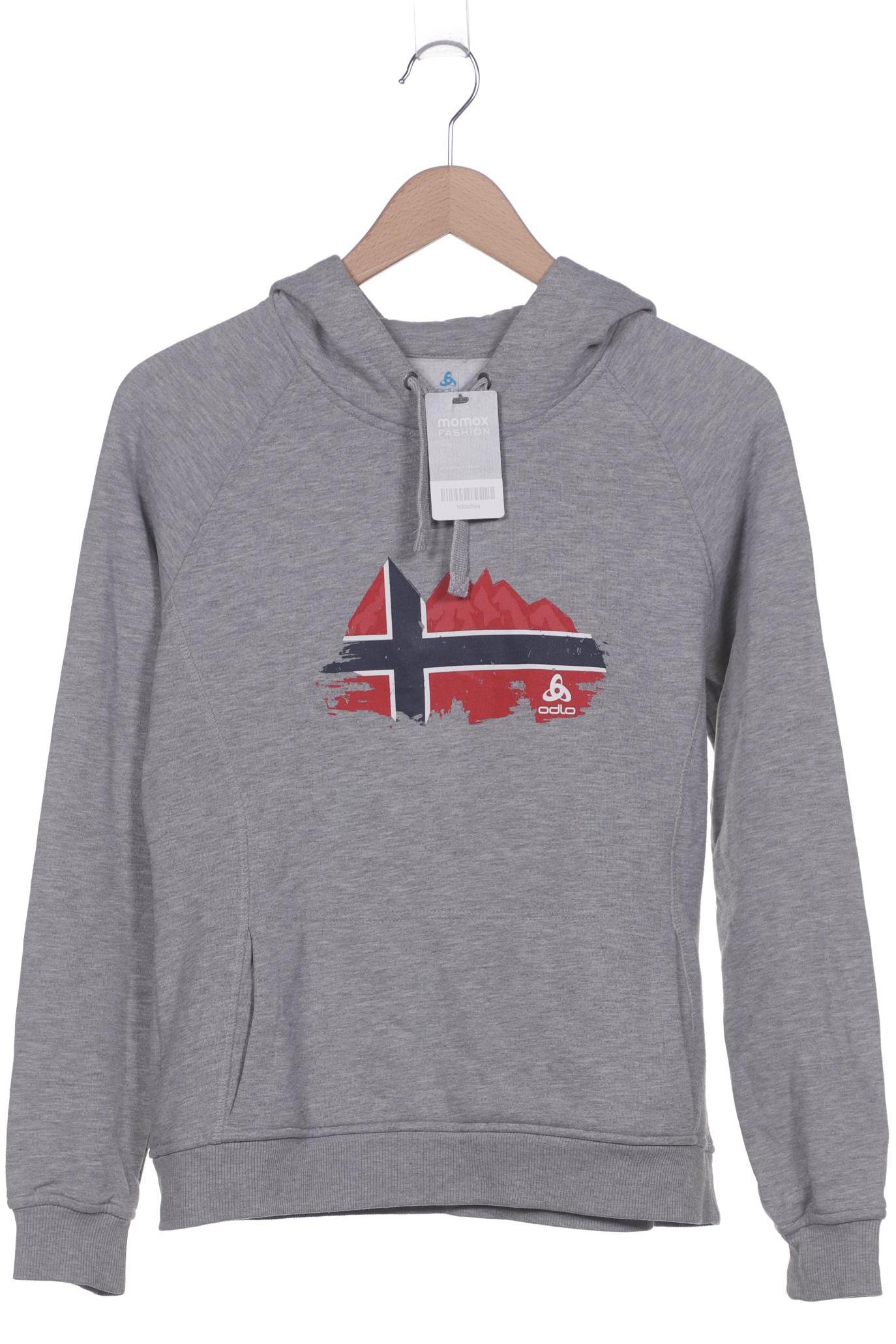 

Odlo Damen Kapuzenpullover, grau, Gr. 38
