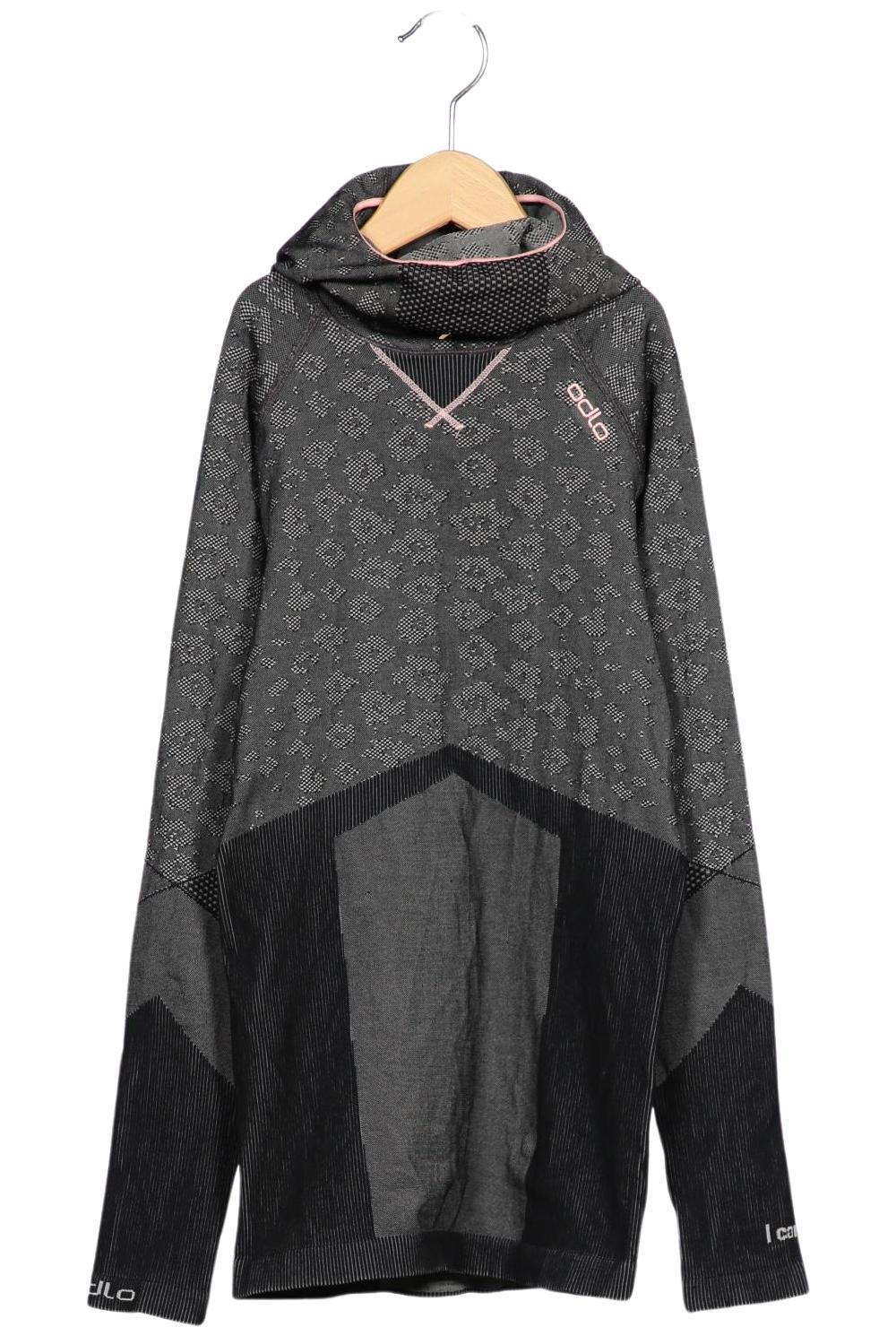 

Odlo Damen Kapuzenpullover, grau, Gr. 34