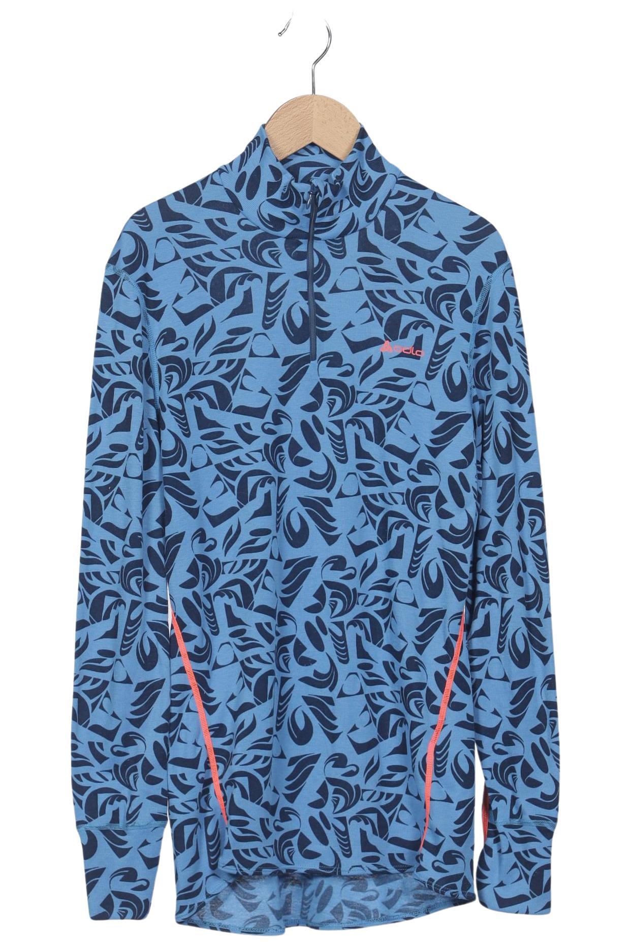 

Odlo Damen Langarmshirt, blau, Gr. 44