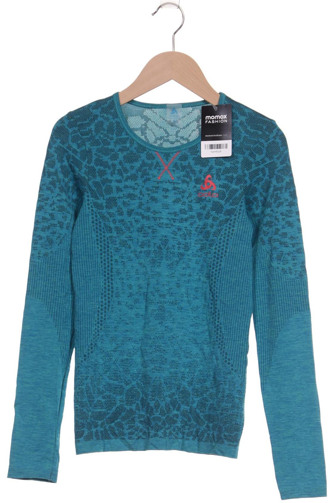 

Odlo Damen Langarmshirt, türkis, Gr. 34
