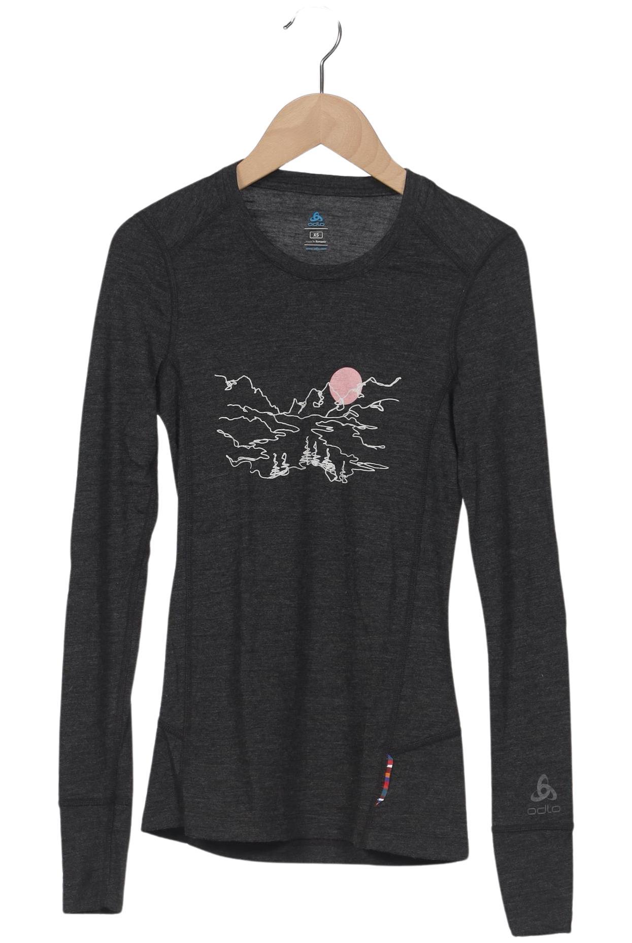 

Odlo Damen Langarmshirt, grau, Gr. 34