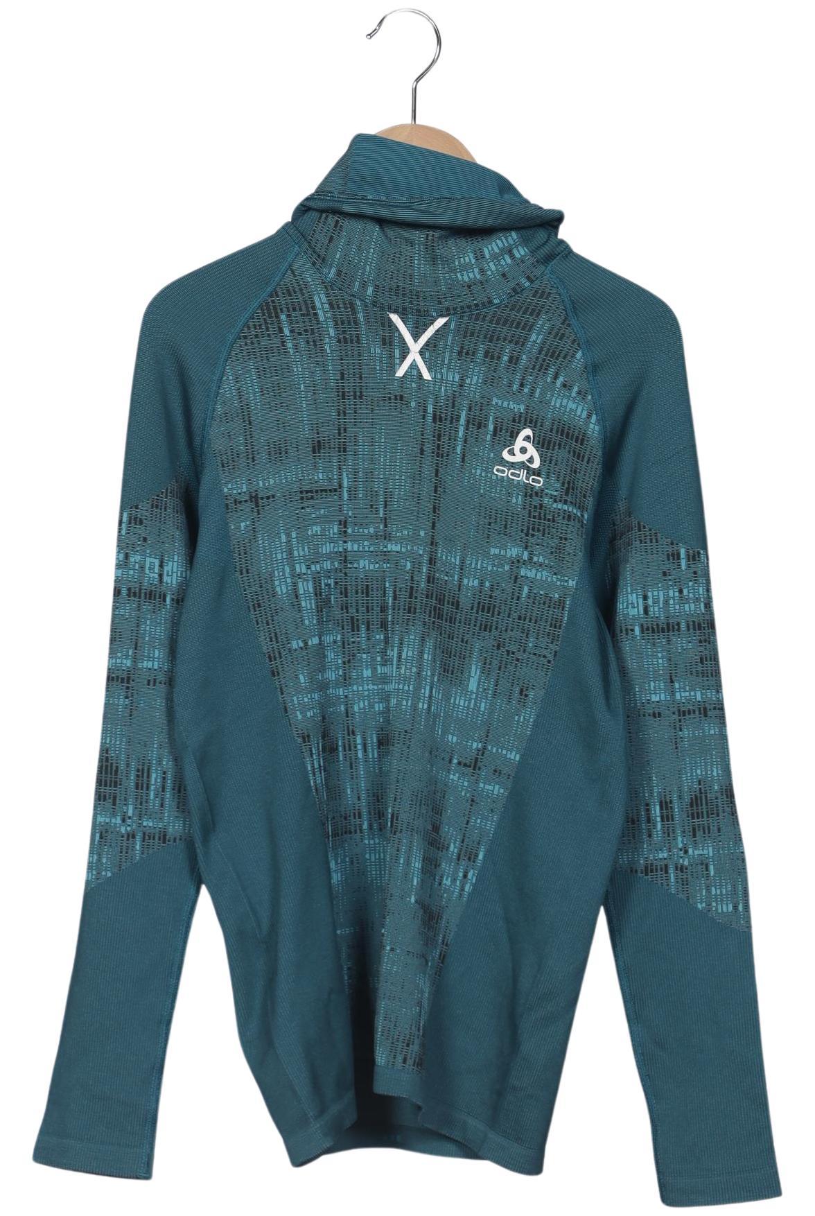 Thumbnail - Odlo Herren Langarmshirt, türkis, Gr. 48