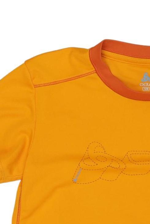 Thumbnail - Odlo Mädchen T-Shirt, orange, Gr. 128