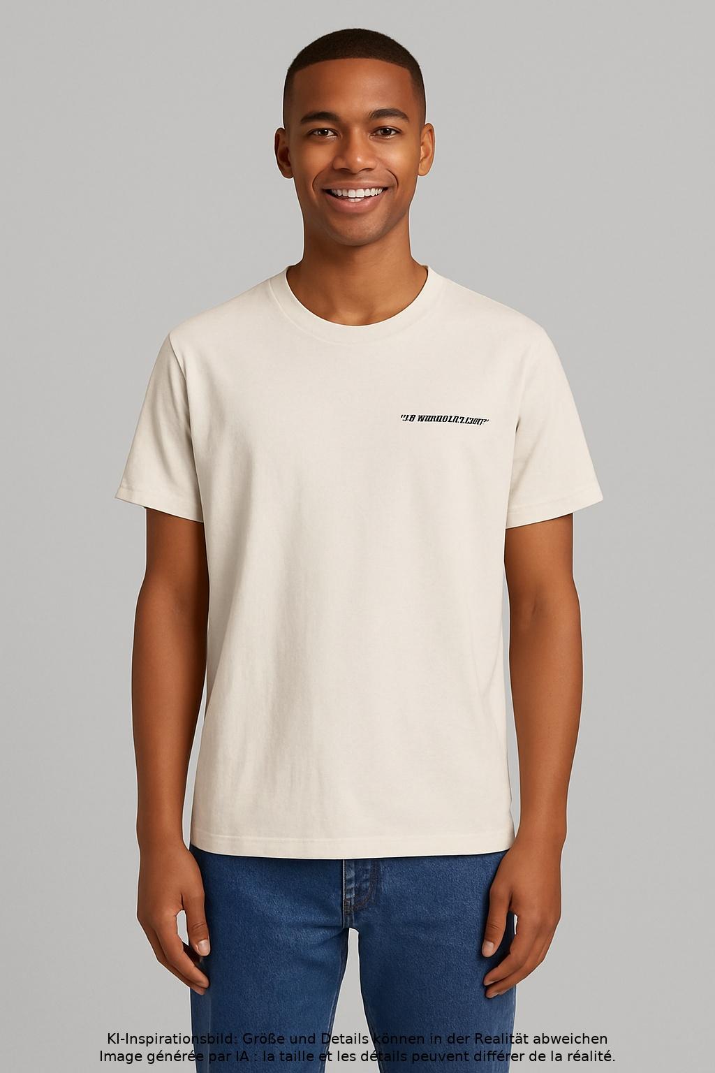 

Off White Herren T-Shirt, cremeweiß, Gr. 44