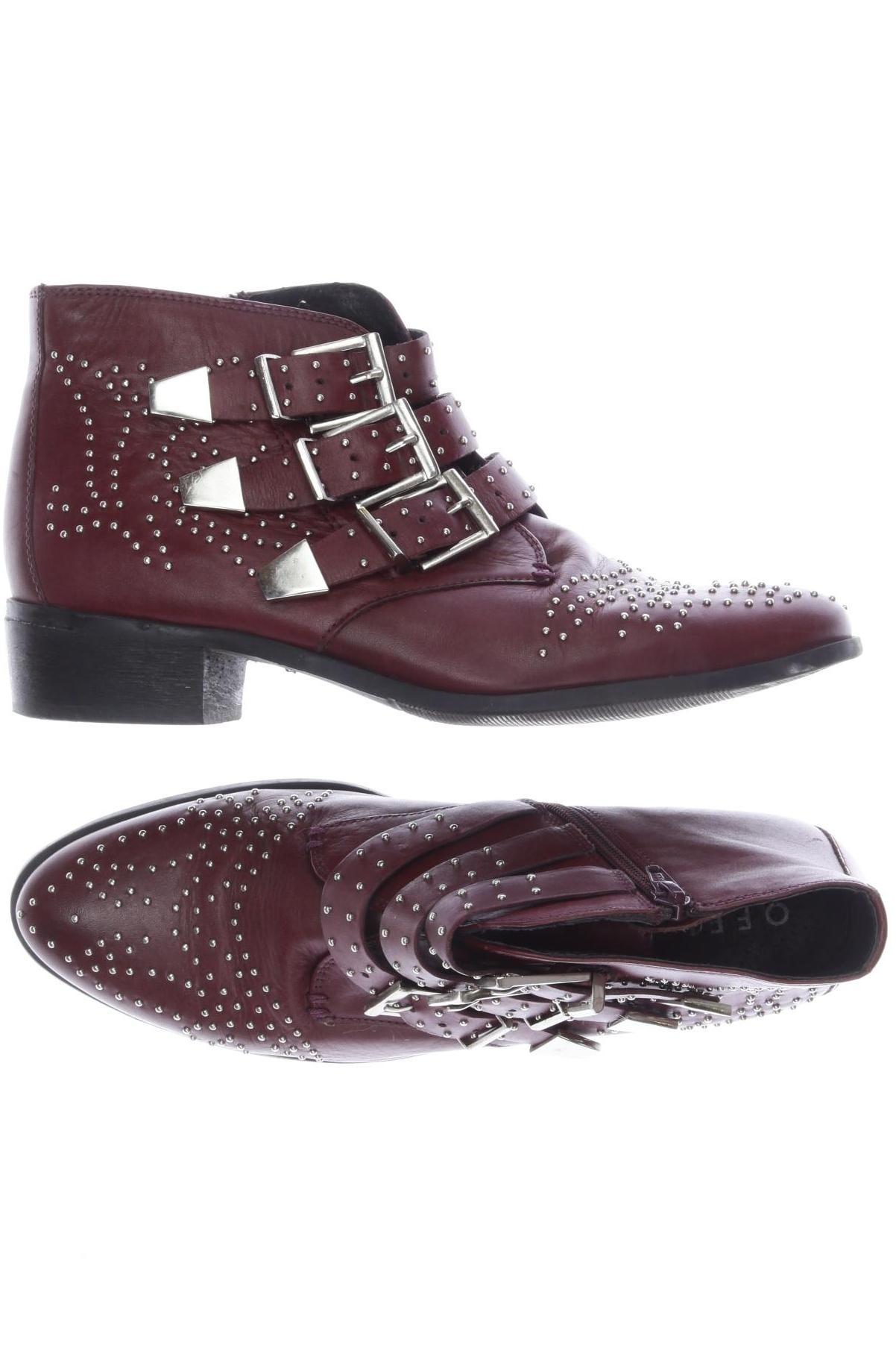 

Office London Damen Stiefelette, bordeaux, Gr. 41