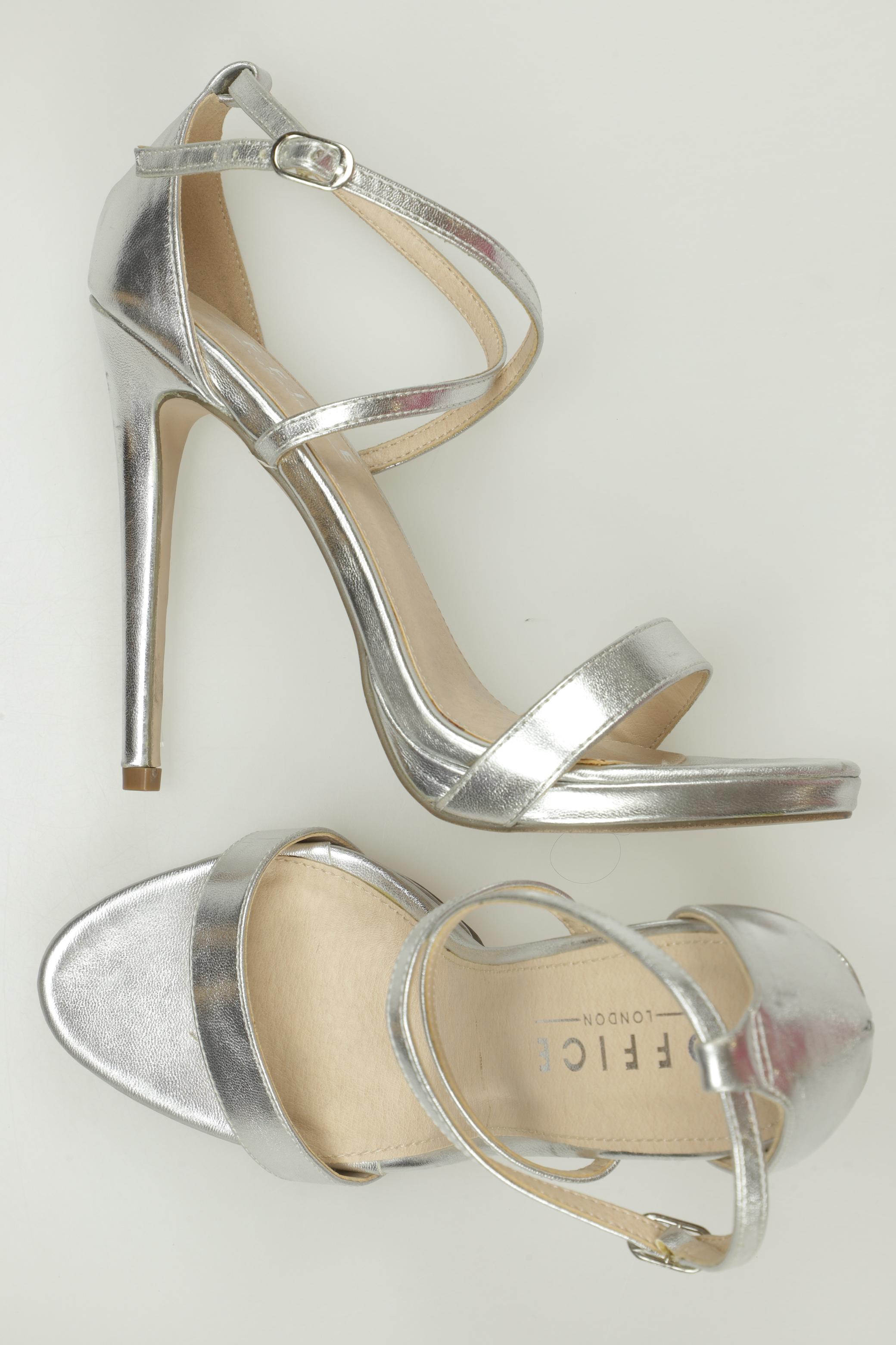 

Office London Damen Sandale, silber, Gr. 39