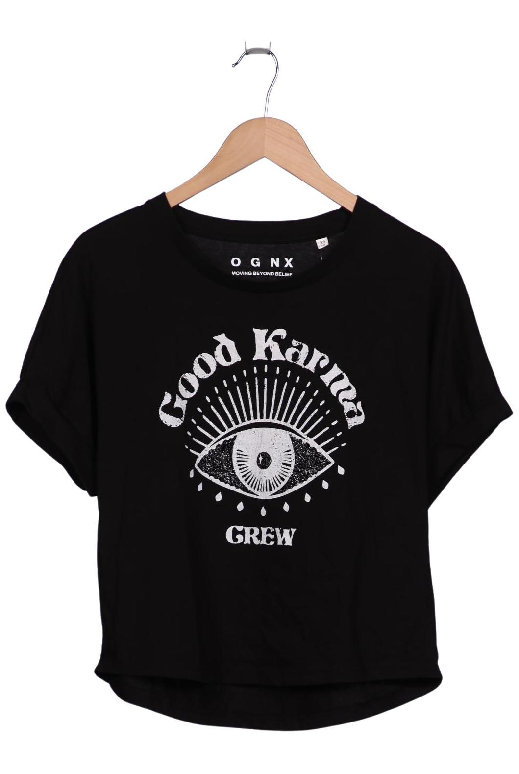 

Ognx Damen T-Shirt, schwarz, Gr. 34