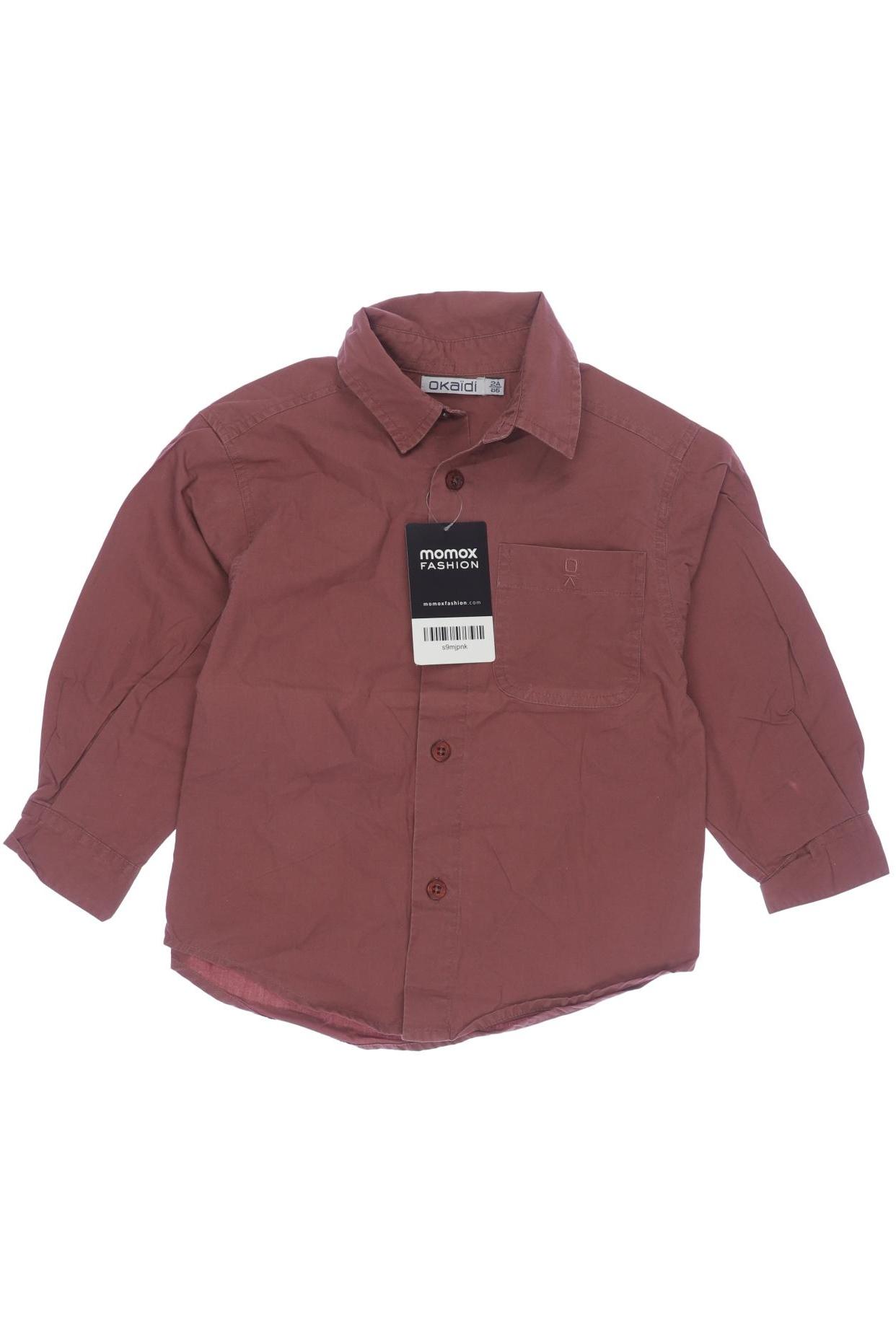 

Okaidi Jungen Hemd, bordeaux, Gr. 86