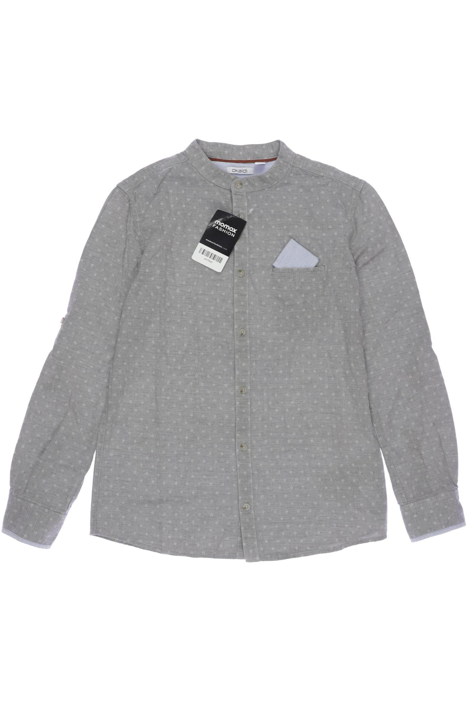 

Okaidi Herren Hemd, grau, Gr. 152