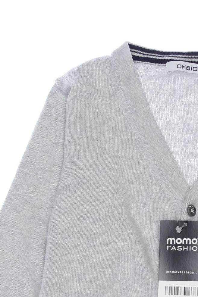 Thumbnail - Okaidi Jungen Strickjacke, grau, Gr. 116