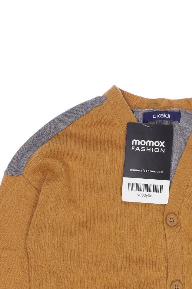 Thumbnail - Okaidi Jungen Strickjacke, gelb, Gr. 98