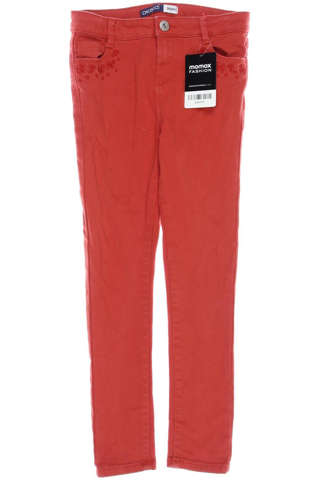 

Okaidi Damen Jeans, rot, Gr. 128