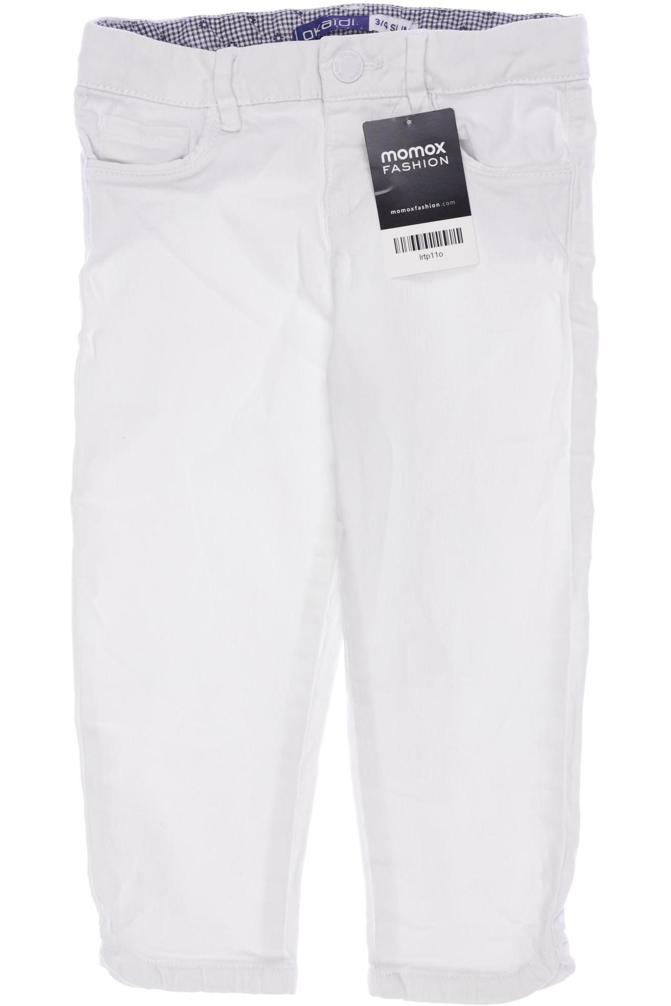 

Okaidi Damen Jeans, weiß, Gr. 122