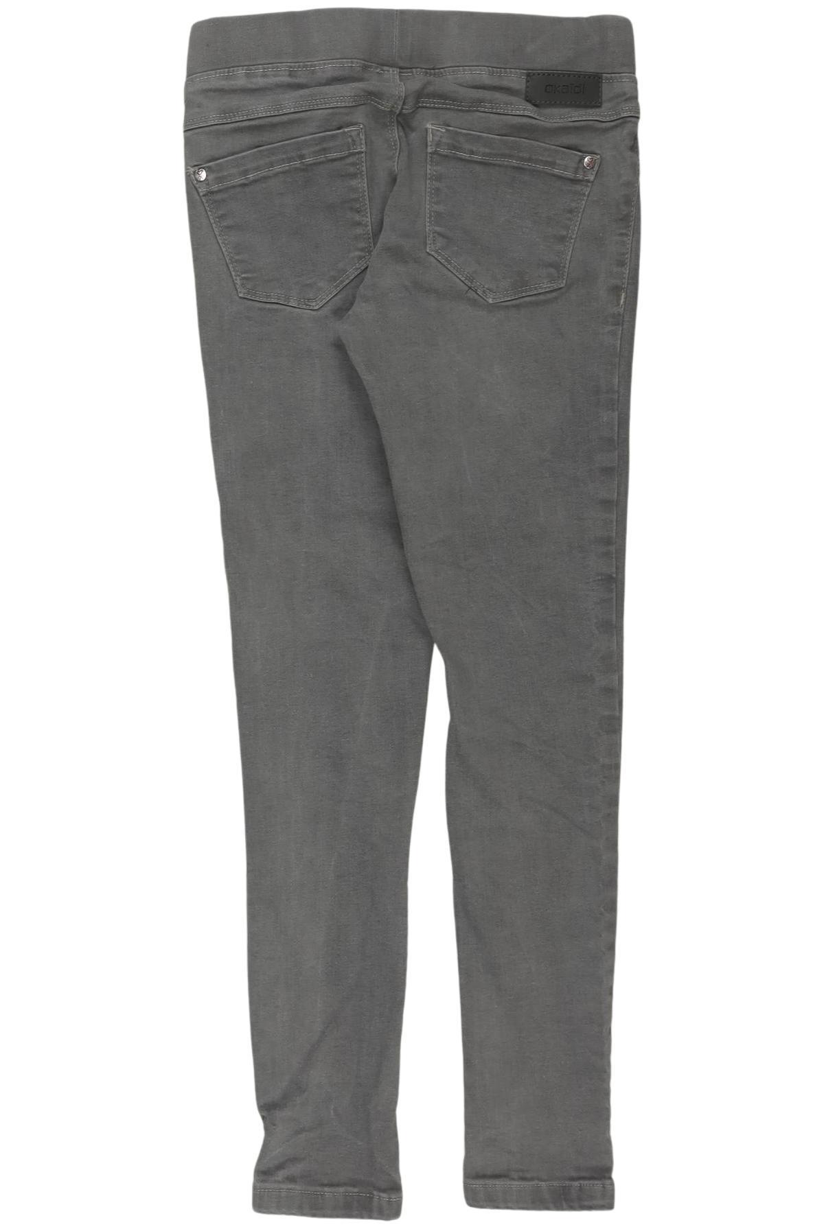 Thumbnail - Okaidi Mädchen Jeans, grau, Gr. 140