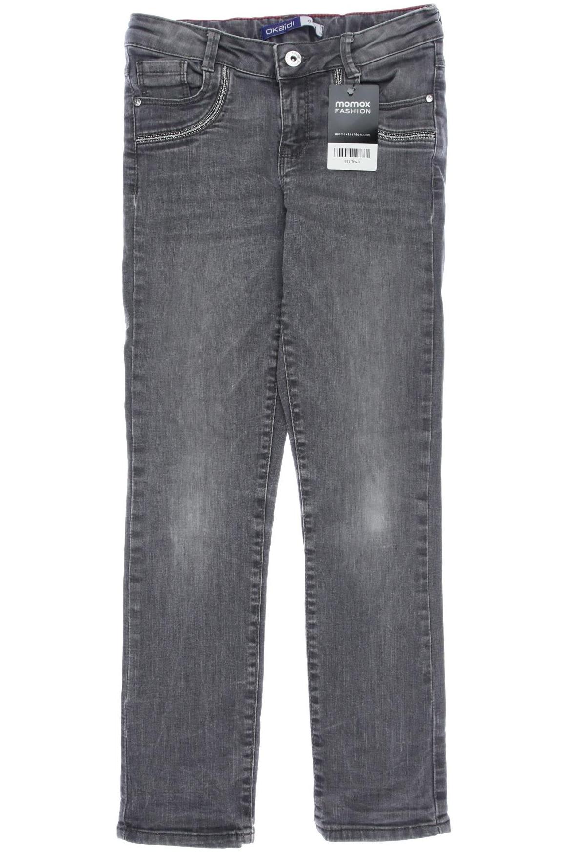 

Okaidi Damen Jeans, grau, Gr. 140
