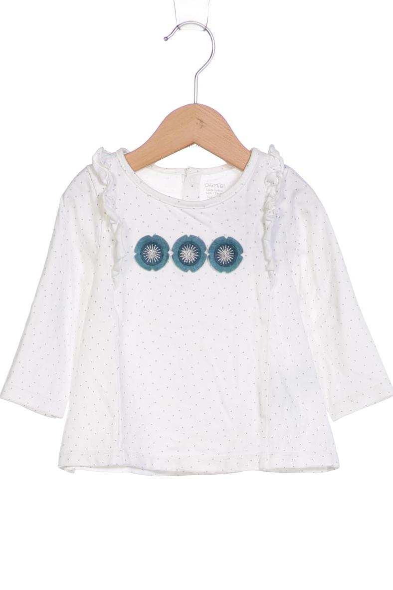 

Okaidi Mädchen Langarmshirt, weiß
