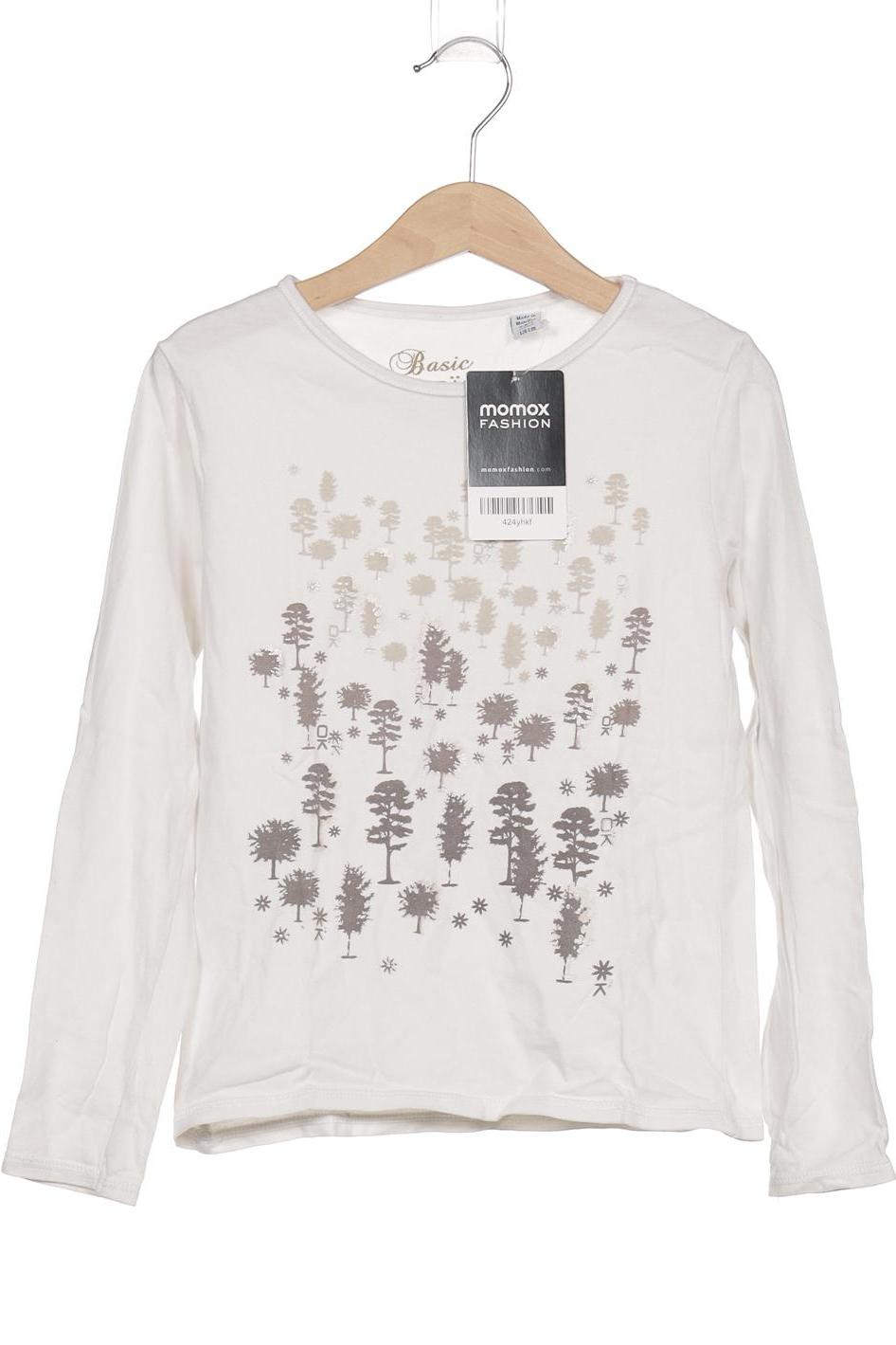 

Okaidi Damen Langarmshirt, weiß, Gr. 122