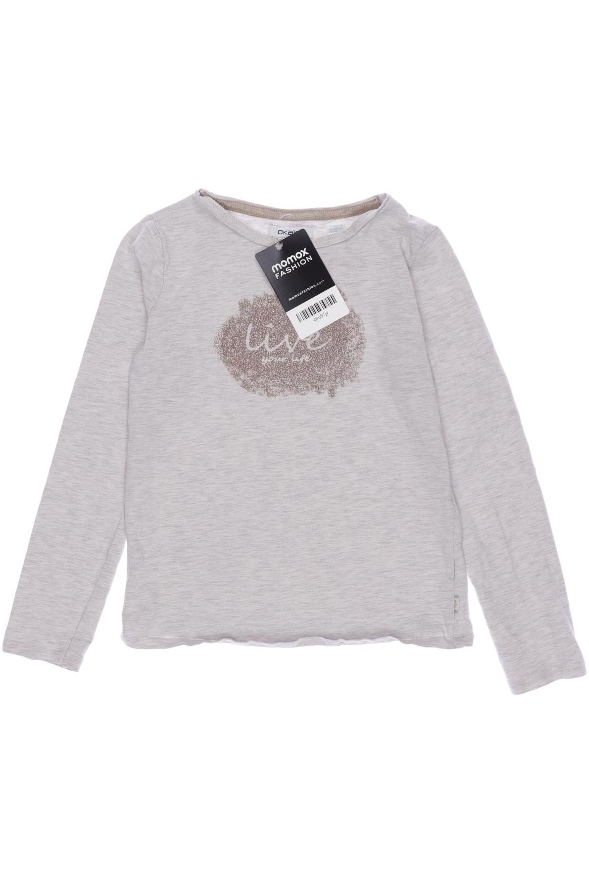 

Okaidi Damen Langarmshirt, grau, Gr. 128