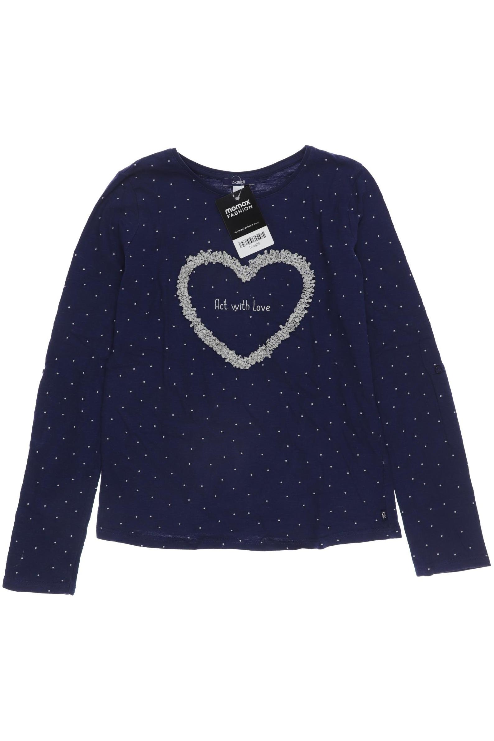 

Okaidi Damen Langarmshirt, marineblau, Gr. 152