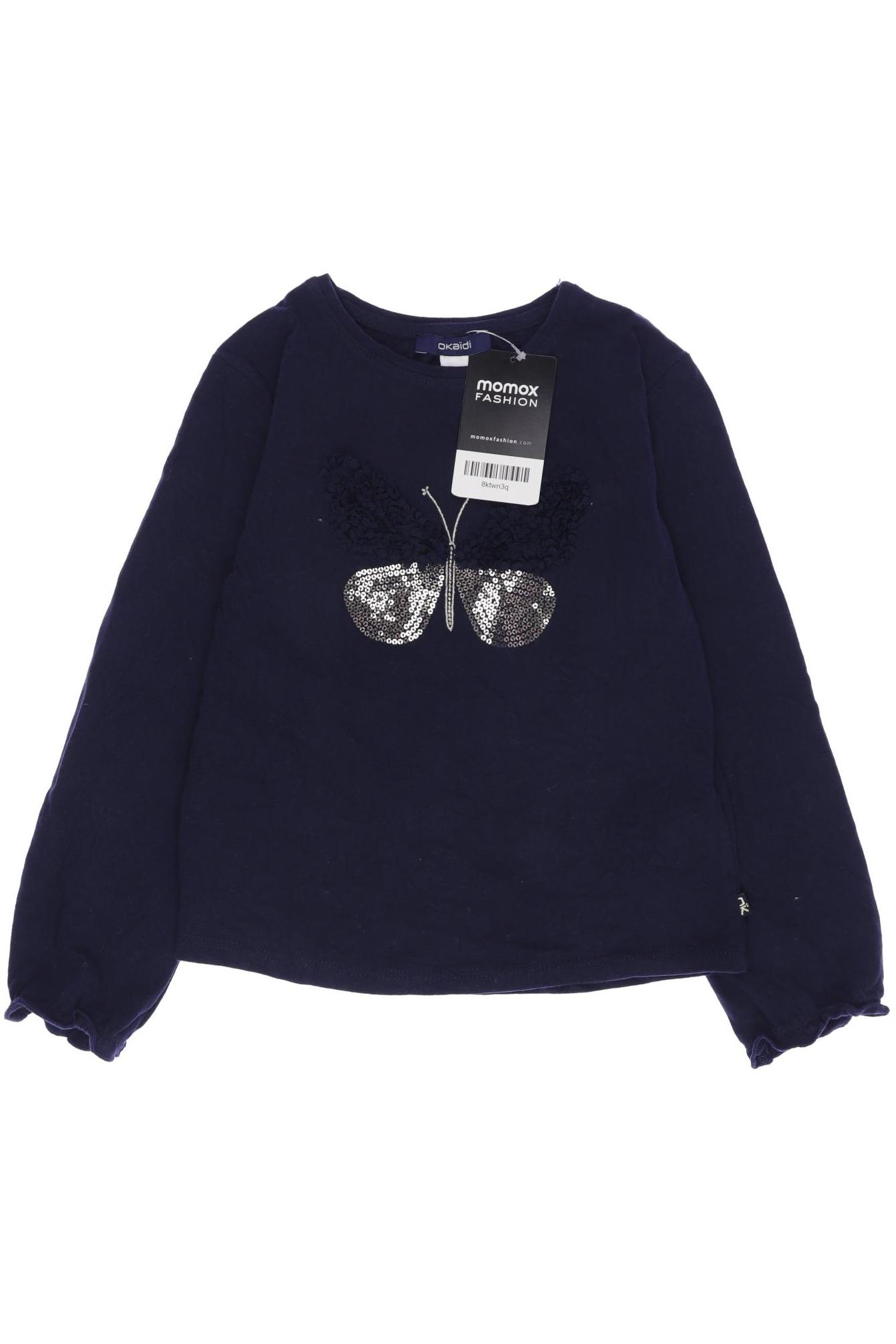 

Okaidi Damen Langarmshirt, marineblau, Gr. 110