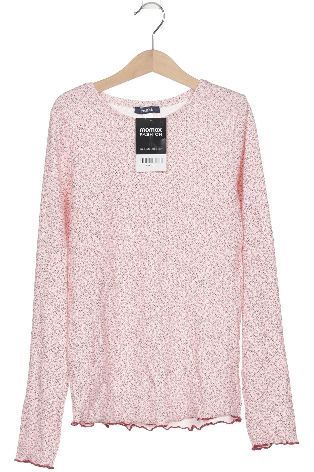 

Okaidi Mädchen Langarmshirt, weiß, Gr. 152