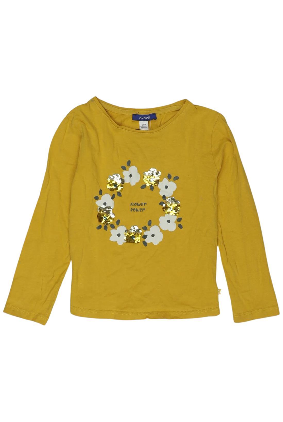 

Okaidi Mädchen Langarmshirt, gelb, Gr. 116
