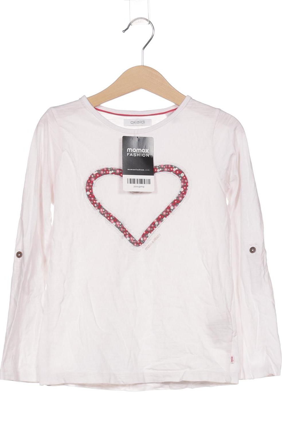 

Okaidi Damen Langarmshirt, cremeweiß, Gr. 128