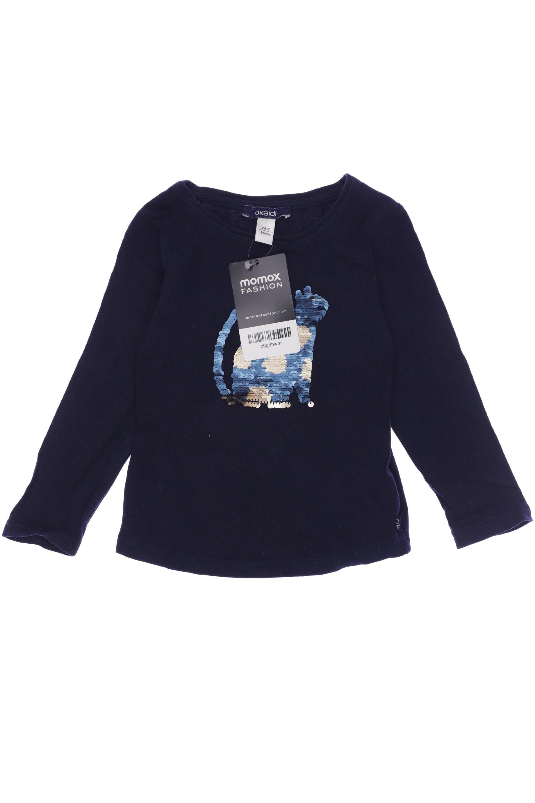 

Okaidi Damen Langarmshirt, marineblau, Gr. 86