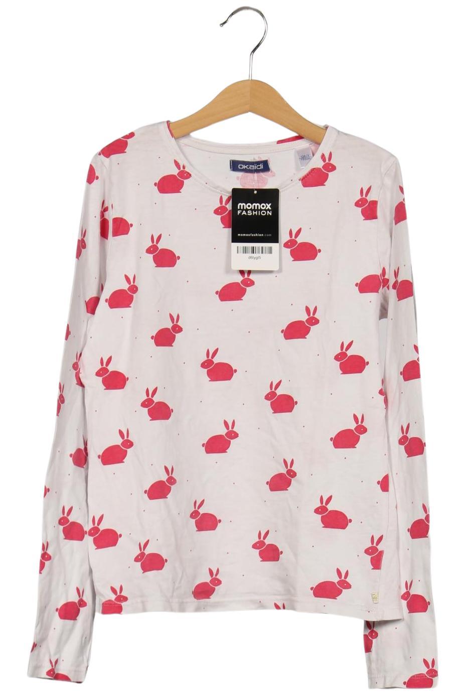 

Okaidi Damen Langarmshirt, weiß, Gr. 152